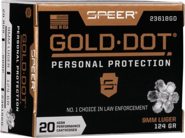 speer gold dots 9mm