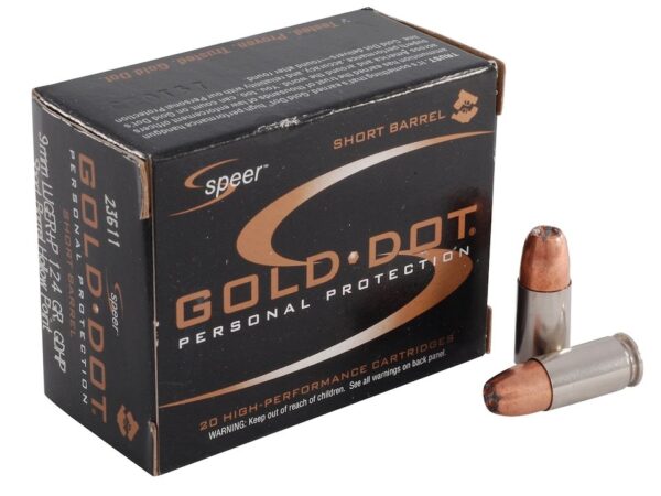 gold dot 124gr 9mm